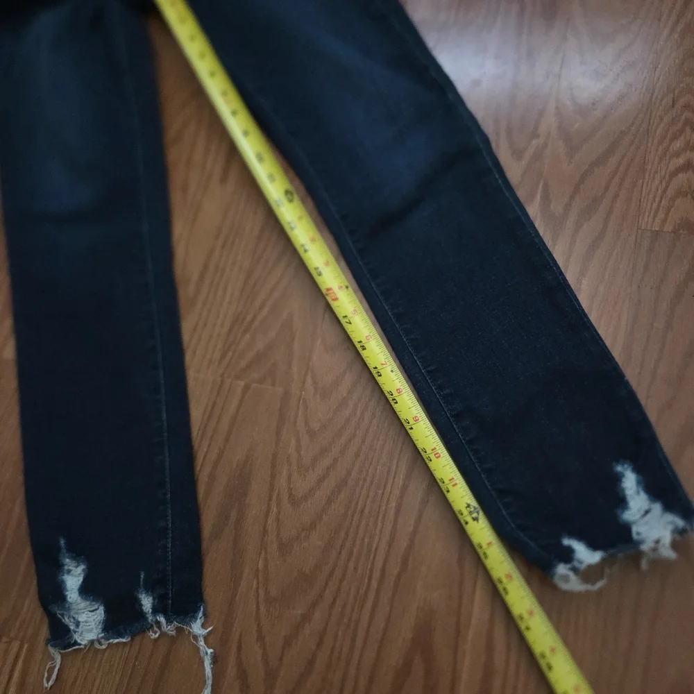 Joe's Jean Women's Dark‎ Blue Raw Hem Skinny Size 27 - Picture 6 of 9